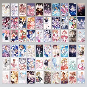 Anime Cardcaptor KINOMOTO SAKURA Aišku Kortelės Fanart 180PCS Atvirukai Atvirukai Lipdukas Artbook Dovana Cosplay Rekvizitai Knygų Rinkinys Naujas
