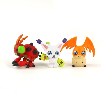 Anime Digimon Veiksmų Skaičius, Žaislai AGUMON GERYMON Skaitmeninių Simbolių PVC Paveikslas Modelis, Žaislai 9pcs/set 3.5-5cm
