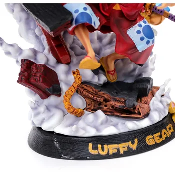 Anime One Piece Žemės Wano Šalies Beždžionė D Luffy Pavara 3 PVC Veiksmų Skaičius, Surinkimo Modelis Žaislai