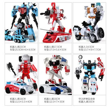 Anime Robotas Transformatoriai Veiksmų Skaičius, Autobot IDW G1 Bruticus Superion G2 Devastator Combiner Surinkto Modelio Surinkimo KO