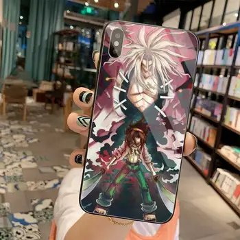 Anime Shaman King black Telefono dėklas Korpuso Grūdintas Stiklas iPhone 11 Pro XR XS MAX 8 X 7 6S 6 Plus SE 2020 atveju