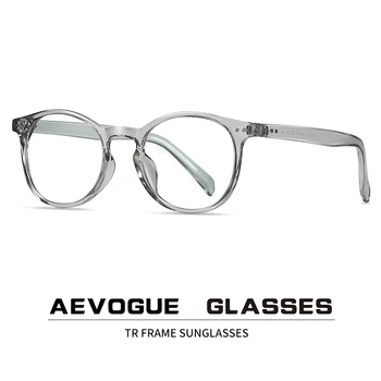 Anti-mėlyna akinius TR90 apvalus rėmo retro plokščio veidrodžio unisex optinis trumparegystė akinius rėmo AE0940