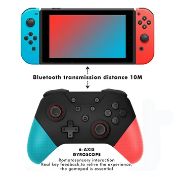 AOLION Nintendo Jungiklis Pro Belaidis Valdiklis Gamepad Kreiptuką Su NFC Ir 3D valdikliu 
