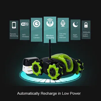 App FPV Wifi Kontroliuojamos RC Bakas Debesis Rover Nuotolinio Valdymo Robotas su 720P HD vaizdo Kamera Realiu laiku VR RC Automobilių Žaislai Belaidžio Papildymo