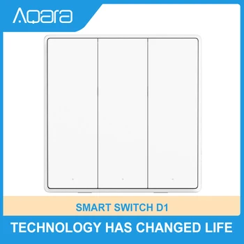 Aqara Smart Switch D1 Nuotolinio Valdymo Pultas Bevielis Dual Control Nuotolinio Valdymo Jungiklis, Skydelis Smart Home Dirbti Su Mijia AppleHomekit