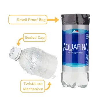 Aquafina Vandens Butelis Nukreipimo Saugiai Gali Atlicināt Butelis Paslėptas Saugumo konteinerių maisto klasės kvapas įrodymas krepšys