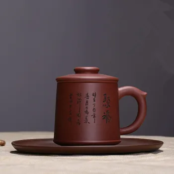 Arbatinukas Yixing Zisha Molio Kinų Porceliano Virdulys arbatinukas, puodelis Keramikos 450ml Naujas Atvyko Aukštos Kokybės Dovanų Dėžutėje