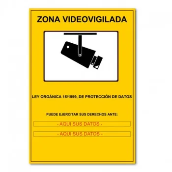 ASMENINĮ plakatas lopd duomenų apsaugos stebėjimo kameros informacija
