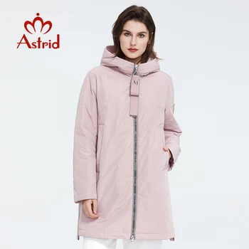 Astrid 2020 m. Pavasarį naują atvykimo moterų striukė viršutiniai drabužiai aukštos kokybės plius dydis vidurio ilgis stiliaus su užtrauktuku moterų mados AM-8608