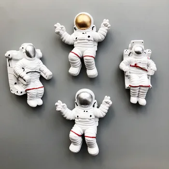 Astronautas Šaldytuvas Magnetas Animacinių Filmų Kūrybos Planetos Magnetinis Lipdukas Šaldytuvas Magnetas Namų Puošybai Space Shuttle Magnetas