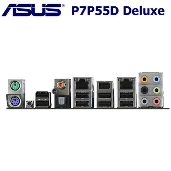 Asus P7P55D Deluxe LGA 1156 Core i7/Core i5 Intel P55 DDR3 16GB Darbalaukio P7P55D Deluxe Asus P7P55D P55 Mainbaord Panaudota