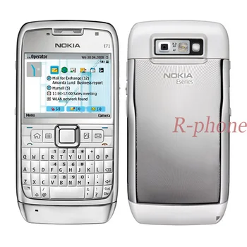 Atrakinta Originalus Nokia E71 3G Mobilusis Telefonas Wifi GPS 3MP Restauruotas Smartphone & arabų rusų Klaviatūra