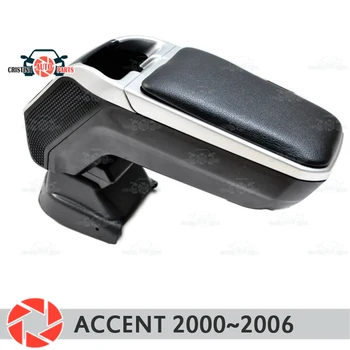 Atrama, skirta Hyundai Accent TaGaz 2000~2006 / 2006~ automobilio porankis centrinėje konsolėje talpinimo peleninę reikmenys, automobilių stilius m2