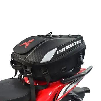 Atsparus vandeniui Motociklo Uodega Maišo Daugiafunkcinis Patvarus Galinės Motociklo Sėdynės Krepšys Didelės Talpos Motociklo Rider Kuprinė 11-MC-0