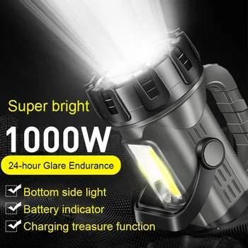Atsparus vandeniui Super ryškus LED prožektorius, 5000lm Žibintuvėlis nešiojami xenon long-range, multi-funkcija, Žibintuvėlis, lempos, Lauko