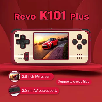 Atviro kodo, retro žaidimo Revo K101 Plius retro rankinės 64 bitų video žaidimų žaidėjas parama TV jungtis