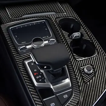 Audi Q7 SQ7 4M 2016-2019 Automobilių Stiliaus Interjero Anglies Pluošto Lipdukai Įrankių Skydelio Apdailos Reikmenys