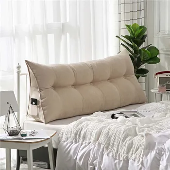 Aukštos klasės Prabangos Paprasta lova, pagalvėlė dvigulė sofa-Tatamio Lova, minkštas maišas Nuimamas Lovos pagalvę Miegui