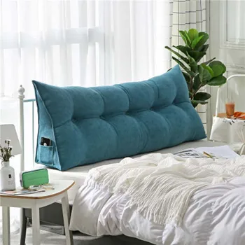 Aukštos klasės Prabangos Paprasta lova, pagalvėlė dvigulė sofa-Tatamio Lova, minkštas maišas Nuimamas Lovos pagalvę Miegui