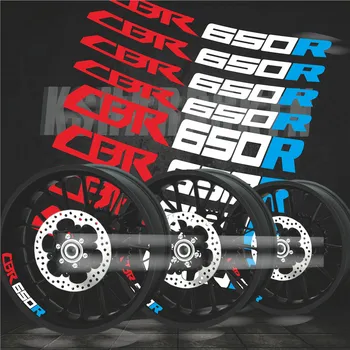 Aukštos kokybės motociklų lipdukai vandeniui padangos, auto dalys, atspindinčios logotipo lipdukas apdailos HONDA CBR650R CBR 650R