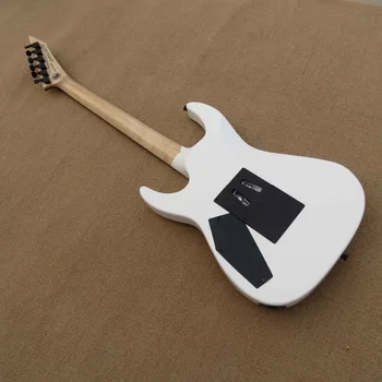 Aukščiausios kokybės FDOH-002 balta spalva Asmenybės patterm juoda aparatūros Kirk Hammett Ouija Elektrinė Gitara, Nemokamas pristatymas