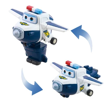 Auldey 18 Stiliaus mažų Super Sparnus deformacijos Mini Jett robotas sparno Veiksmų Skaičiai Super Sparno Transformacijos žaislai vaikams