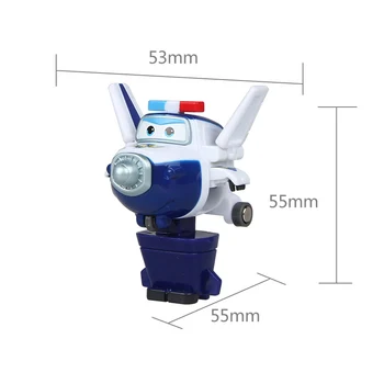 Auldey 18 Stiliaus mažų Super Sparnus deformacijos Mini Jett robotas sparno Veiksmų Skaičiai Super Sparno Transformacijos žaislai vaikams