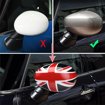 Auto galinio vaizdo veidrodis dekoratyvinis dangtelis apsaugos shell 2019 2020 MINI ONE F54 F55 F56 F60 automobilių reikmenys išorės stilizavimo