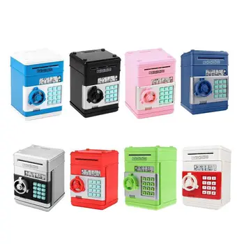 Automatinis Elektroninių Piggy Bank ATM Slaptažodį Monetos Taupymo Saugiam Dėžutės Vaikams, Mini Indėlių Banknotų Pinigų Taupymo Mašina Skaitiklis