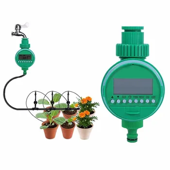 Automatinis Vandens Laikmatis Elektroninių Purkštuvų Solenoidinis Vožtuvas Kontrolės Lašelinė Drėkinimo Augalų Laistymo Jardin Sodo Laistymo Sistemos