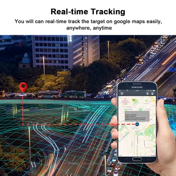 Automobilinis GPS Seklys Ilgai veikiant Budėjimo režimu, Vandeniui Stiprus Magnetas Šviesos Jutiklis Greičio Signalą GPS Locator Tracker Nemokama programa Realtime, Stebėjimo