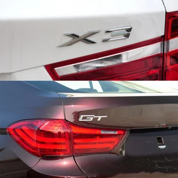 Automobilio Emblema, Galiniai Ženklelis Lipdukas Lipdukas Raidė ABS Patvarus Suderinama BMW X1 X3 X5 X6 GT TD326