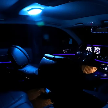 Automobilio LED Lubų šviestuvas 3 Rūšių Touch Skaitymo Lemputė USB Įkrovimo Magnetas Stogo Kupolu, Naktinis Apšvietimas, Transporto priemonių Vidaus reikalų Sunkvežimių Universalios