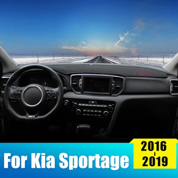 Automobilio prietaisų Skydelyje Išvengti Šviesos Padas Priemonė Platforma Stalas Padengti Kilimai Kia Sportage 4 QL 2016 2017 2018 2019 2020 Priedai
