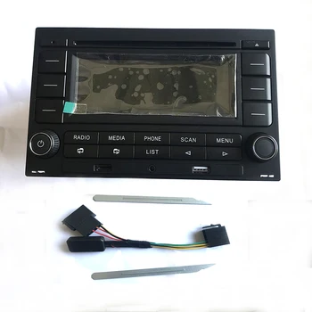 Automobilio Radijas RCN210 CD Grotuvas su USB, MP3, AUX 
