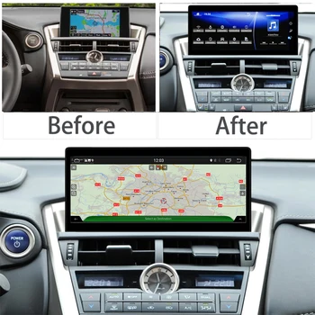 Automobilio radijo magnetofonas stereo imtuvas, Lexus NX 200t 300h nx200T-2017 Automobilio Multimedijos Grotuvas GPS Galvos vienetas BT Ekranas