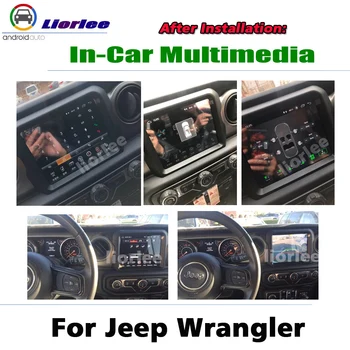Automobilių GPS DVD Multimedijos Grotuvo Jeep Wrangler JL 2018~2020 