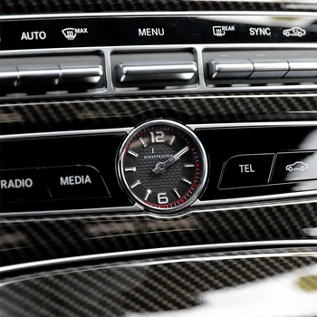 Automobilių laikrodis tinka Mercedes Benz W205 W213 GLC auto mados žiūrėti automobilių kvarcinis laikrodis, mechanika žiūrėti pakeisti laiko rodymas