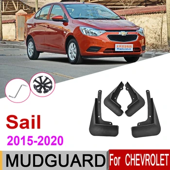 Automobilių Purvasargių už Chevrolet Sail Nuevo 2019 M. 2017 m. 2018 m. m. 2016 m. Mudflap Sparnas Mudguard Purvo Atvartais Guard Splash Atvartu Priedai