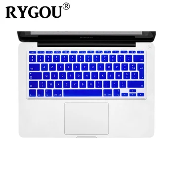 AZERTY prancūzų ir anglų ISO Europos Apsauginė Klaviatūra Padengti Odos Suderinamas su MacBook Air 11 Colių (Modeliai: A1370 & A1465)