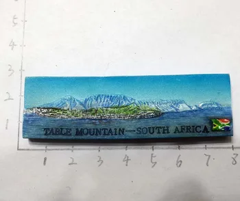 BABELEMI 3D stereo Magnetinio Šaldytuvas Magnetas Dervos Capetown, Pietų Afrika Stalo Kalnas Magnetinio Šaldytuvas Lipdukai Namų Dekoro