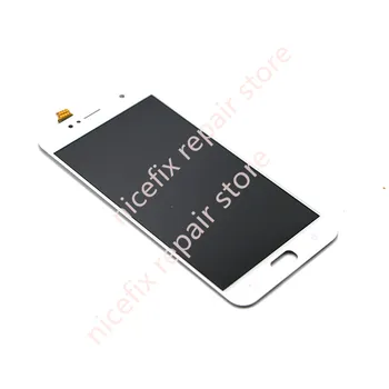 Balta Juoda Asus Zenfone 4 Selfie ZD553KL LCD ekranas, Stebėti, Liesti Ekrano Skydelis su skaitmeninis keitiklis Priekinio Stiklo Surinkimo dalys