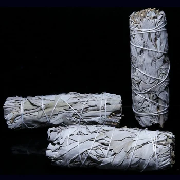 Balta Šalavijas Ryšulių, Šalavijas Išsitepti Lazdos Namuose Rūkyti Valiklis Valymo Ir Kvepalų Gijimo Meditacija Smudging Ritualai