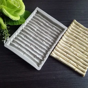 Bambuko silikono formos Tortas apsuptyje pelėsių Šokolado tešlos įrankiai, Saldainiai, pyragai, apdailos įrankiai LY1-1532