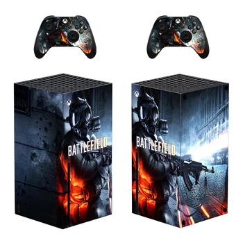 Battlefield Stiliaus Xbox Serijos X Odos Lipdukas, skirtas Konsolės Ir 2 Kontroleriai Vinilo Decal Apsaugines Odos Stiliaus 11