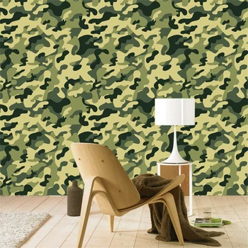 Beibehang Didelis freskomis Kariuomenės karinių kamufliažas karinių pajėgų 3D tapetai kambarį foną miegamajame nestandartinių dydžių