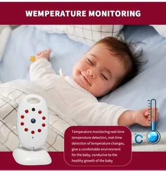 Belaidžio Video Baby Monitor 2.0 colių LCD ekranas Taip Garsas Kalbėti Naktinio Matymo Stebėti Kūdikio Walkie Talkie Auklė, Kūdikių Fotoaparatas