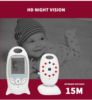 Belaidžio Video Baby Monitor 2.0 colių LCD ekranas Taip Garsas Kalbėti Naktinio Matymo Stebėti Kūdikio Walkie Talkie Auklė, Kūdikių Fotoaparatas