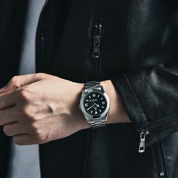 BENYAR Prabanga mechaninė vyrų laikrodžiai, nerūdijančio plieno mados vyrų laikrodžiai vandeniui verslo automatinis laikrodis Reloj hombres