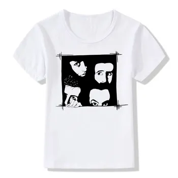 Berniukų/Mergaičių Spausdinimo Sistema Žemyn SOAD marškinėliai Vaikams, ROKO, METALO, T-marškinėliai Vaikams Viršūnes Tee Kūdikių Drabužiai,ooo691